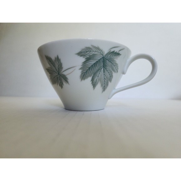 Noritake Cookin Serve Japan Bone China Wild-Ivy Tea Cup White Green - Picture 2 of 5